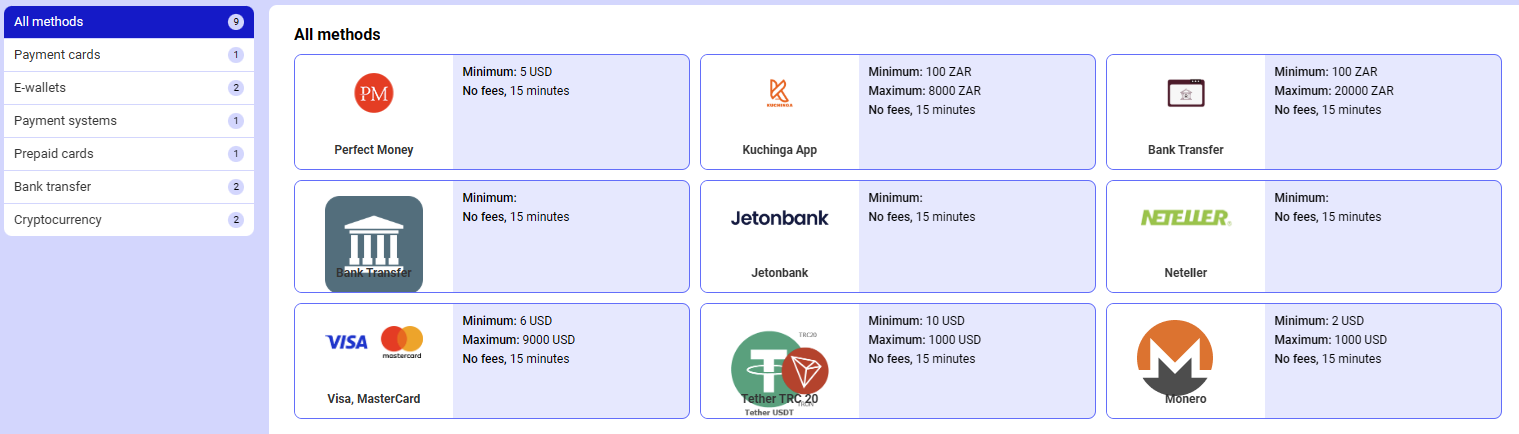 paripesa-withdrawal-methods